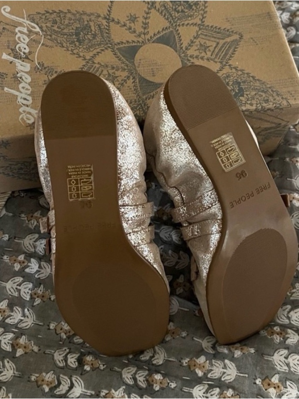 New in Box! Free People Mimosa Mary Jane flats - size 9.5 - Picture 4 of 5